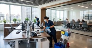 annual office cleaning plan NY calendar checklist for Albany businesses