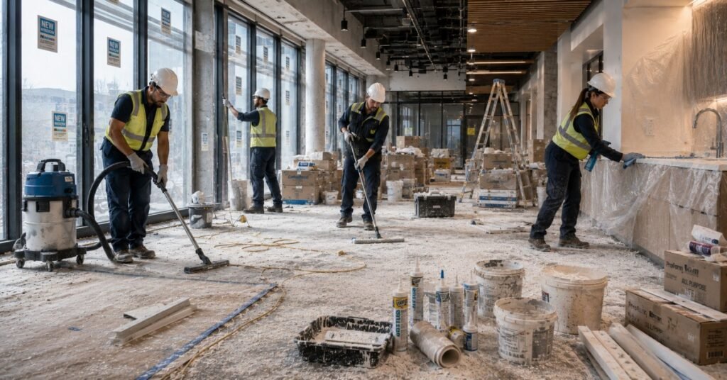 post construction cleaning Albany NY commercial site preparation